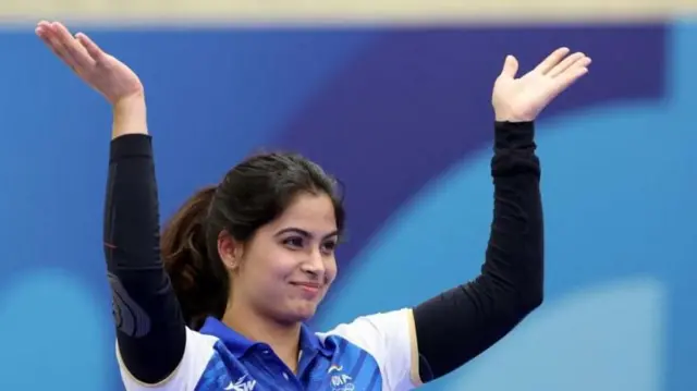 ISWOTY, મનુ ભાકર, શૂટિંગ, બીબીસી, બીબીસી ઇન્ડિયન 'સ્પૉર્ટ્સવુમન ઑફ ધ યર 2024'