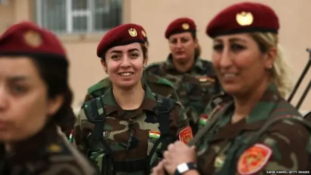 कुर्दिश सैनिक