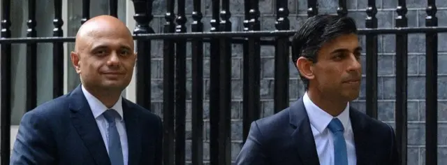 Sajid Jawid ve Rishi Sunak