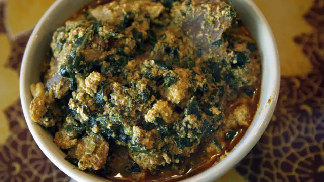 One fan tok say make dem chop egusi soup for di pain