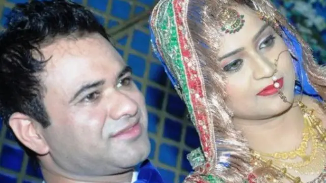 ڈاکٹر کفیل خان اپنی اہلیہ کے ساتھ
