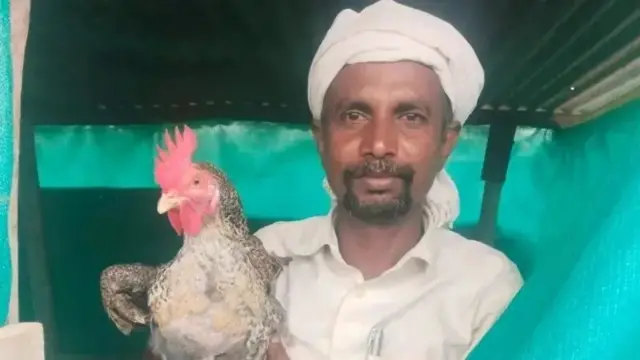  'නිල් බිත්තරයක්' දැමූ බව කියන කිකිළිය සමග සයිඩ් නුර්