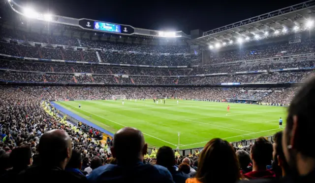 Estadio Santiago Bernabéu.