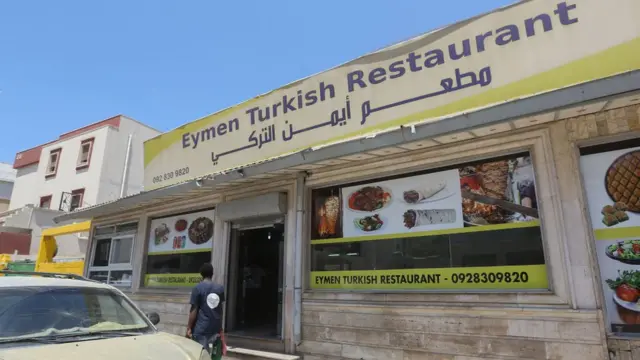 Trablus'ta bir Türk restoranı