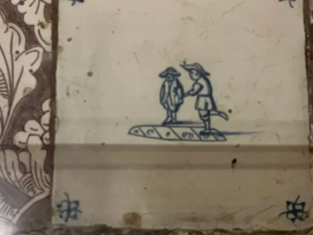 මෙහි දැක්වෙන්නේ 'බට්ටා පැනීම' වැනි ඕලන්දයේ ජන ක්රීඩාවක් බව විශ්වාස කෙරේ