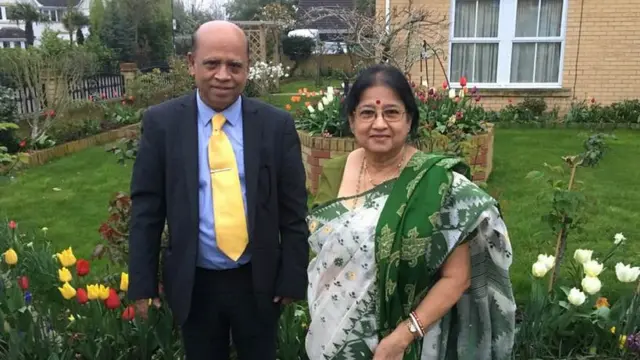 ড. সুনীল রায় ও তার স্ত্রী শিপ্রা রায়। দুজনেই করোনাভাইরাসে আক্রান্ত হয়েছিলেন।