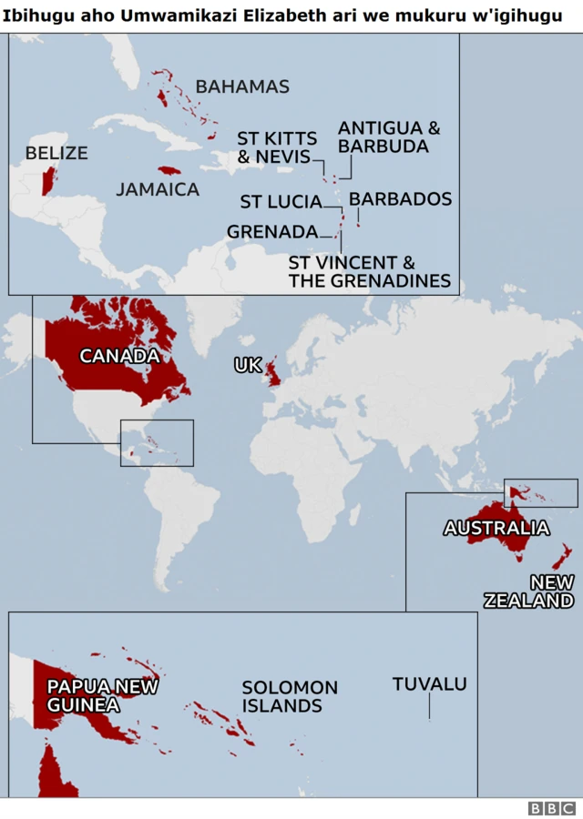 Aho umwamikazi ariwe mukuru w'igihugu