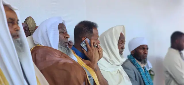 Pireezidantii Majlisa Itoophiyaa Sheek Hajjii Ibraahim Tufaa dabalatee dureewwan amantii fi qondaaltonni mootummaa sirna galii walitti qabuurratti argamaniiru