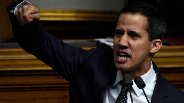 Juan Guaidó in a file picture