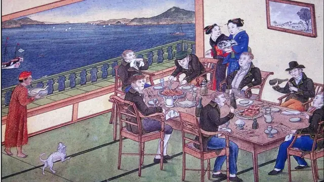 Le poste de traite de l'île de Dejima était le seul point de contact entre le Japon et le monde extérieur pendant la période isolationniste d'Edo.