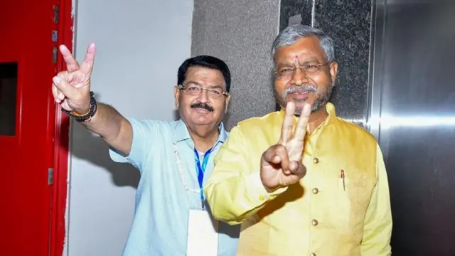 परिमल नाथवानी और बाबूलाल मरांडी