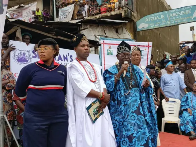 Aworan eto ifinijoye Olubadan tuntun.