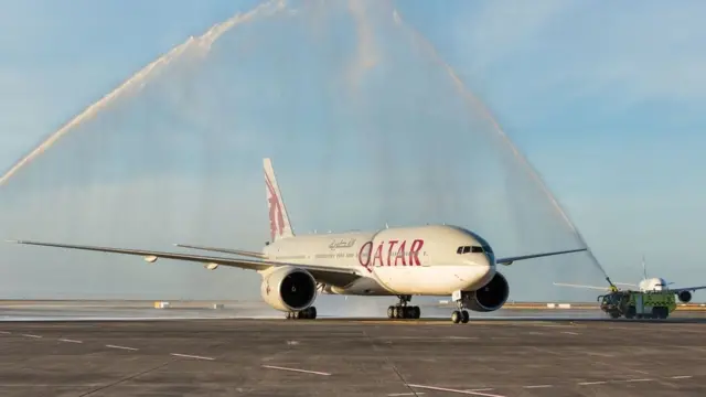 Boeing 777-200LR da Qatar Airways