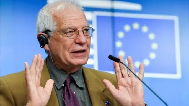 Borell AB'nin tutumunu 'Taliban hükümetini resmen tanımama ama teması sürdürme' olarak özetledi
