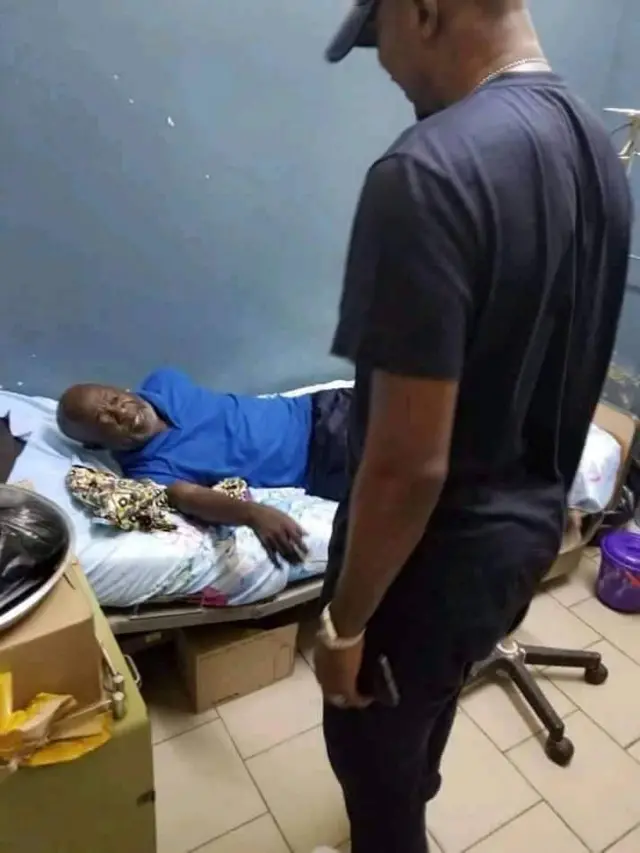 Samuel Eto'o Fils visit Norbert Owona