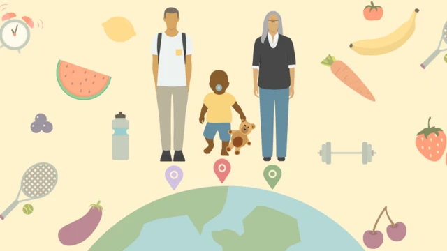 Gráfico sobre la expectativa de vida