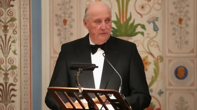 Rey Harald V de Noruega.