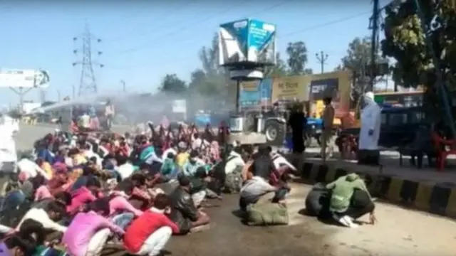 બરેલીમાં છંટકાવ