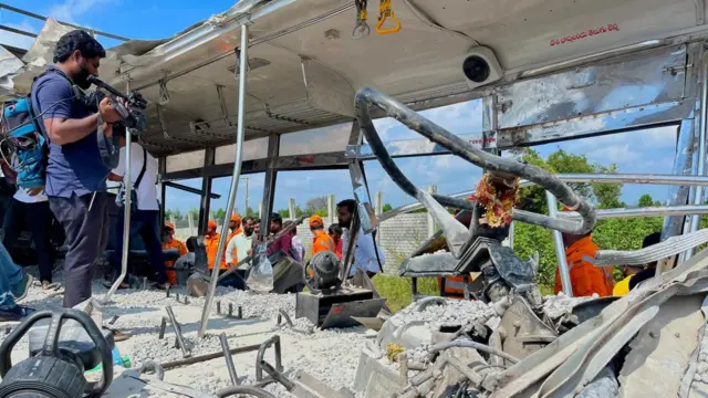 ఆర్టీసీ బస్సు ఘోర రోడ్డు ప్రమాదం తీవ్రత