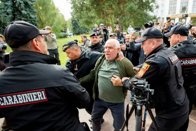 protest opozicije u moldaviji