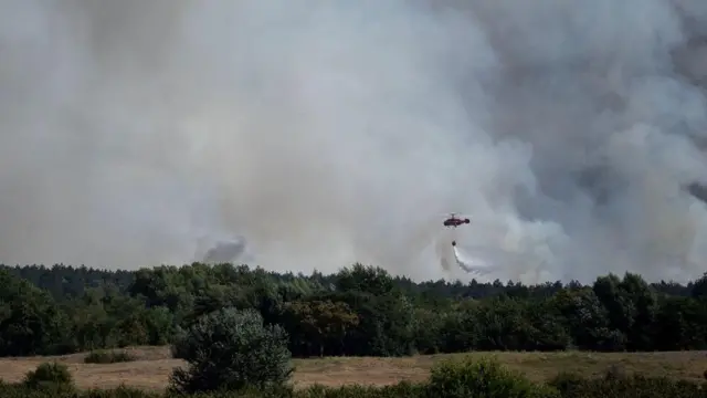 požari u srbiji, požar u deliblatskoj peščari, gašenje požara