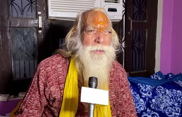 श्रीराम जन्मभूमि मंदिर के मुख्य पुजारी आचार्य सत्येंद्र दास