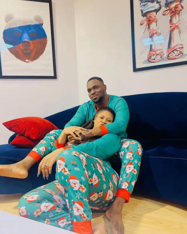 Nkechi Blessing and her boo