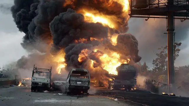 Tanker explosion
