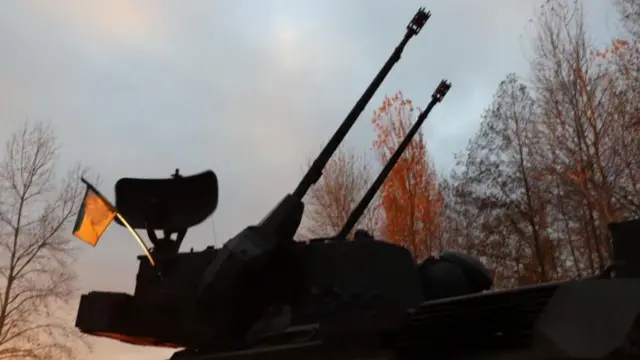 Німецька зенітна самохідна артилерійська установка Gepard Німецька зенітна самохідна артилерійська установка Gepard