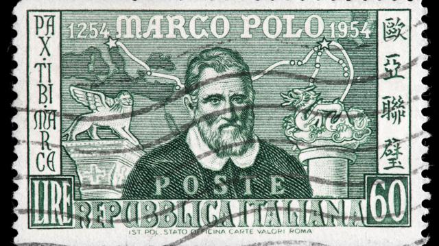 Estampilla de Marco Polo 