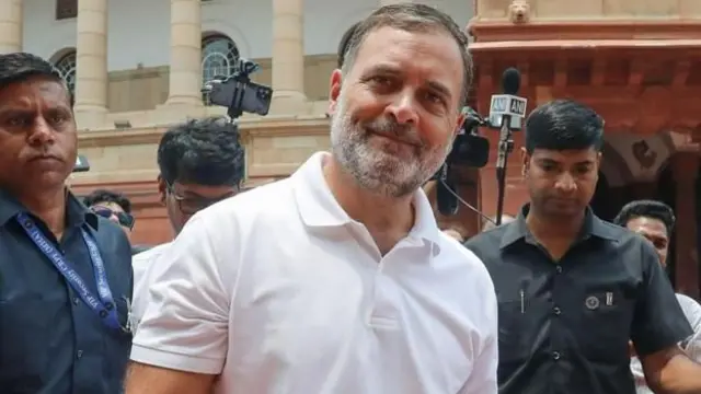 రాహుల్ గాంధీ, పార్లమెంట్, హోం మంత్రిపై ఆరోపణలు