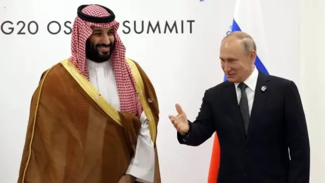 M﻿axamed Bin Salmaan iyo Putin