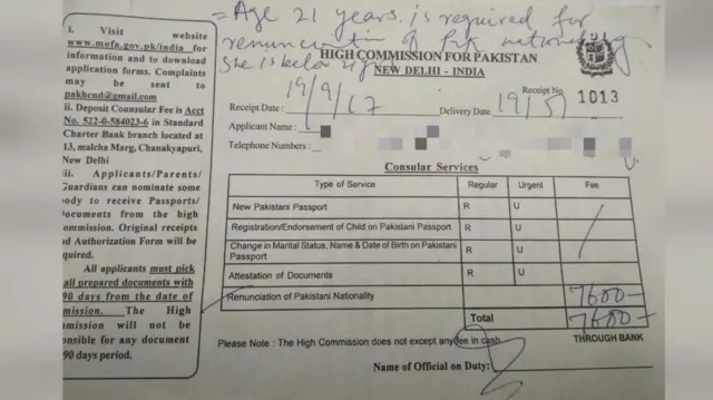 భారత్-పాకిస్తాన్, కేరళ అక్కాచెల్లెళ్లు, పౌరసత్వం, పాకిస్తాన్ హై కమిషన్