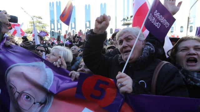 Протесты в Тбилиси