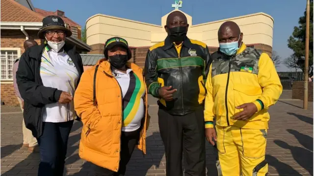 South Africa president mourn di death of Jolidee Matongo