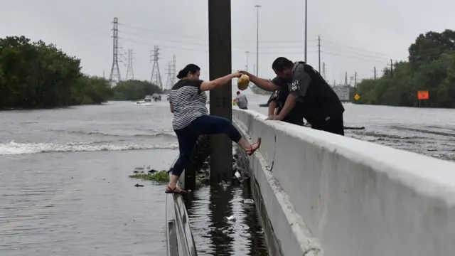 Harvey, Texas, badai,
