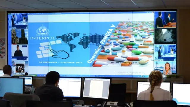 Једна од канцеларија Интерпола