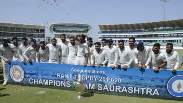 સૌરાષ્ટ્રની ટીમ