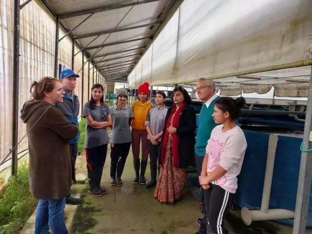 इजरेलस्थित नेपाली राजदूत कृषि क्षेत्रबारे अध्ययन गरिरहेका विद्यार्थीहरूसँग अन्तरक्रिया गर्दै (फाइल फोटो)