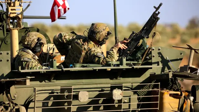 Menbiç'teki ABD güçleri