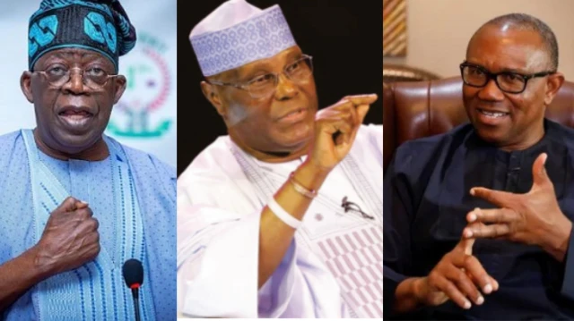 TINUBU, ATIKU ATI PETER OBI
