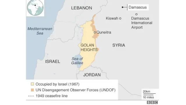 Yankin Golan Height da Isra'ila ta mamaye tun 1967