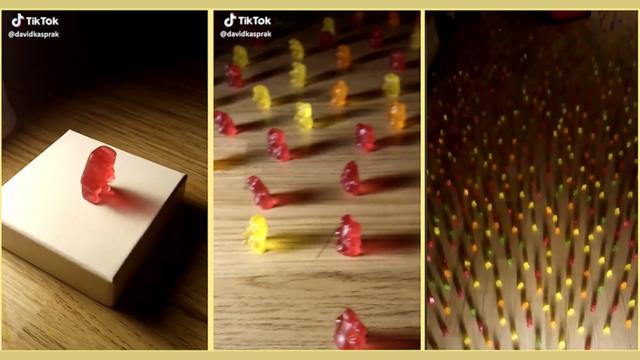 TikTok与小熊软糖视频