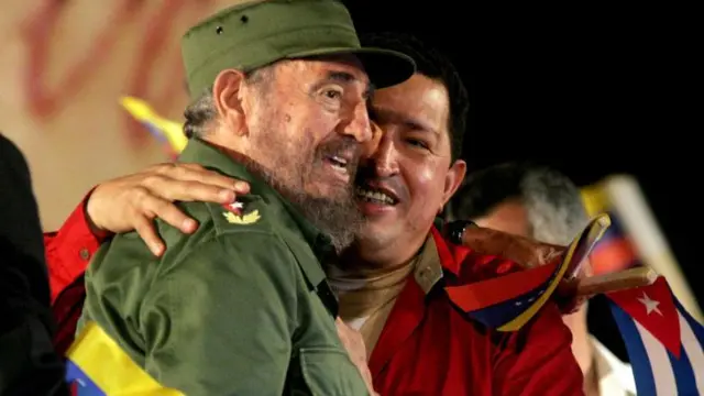 Фидель Кастро и Уго Чавес