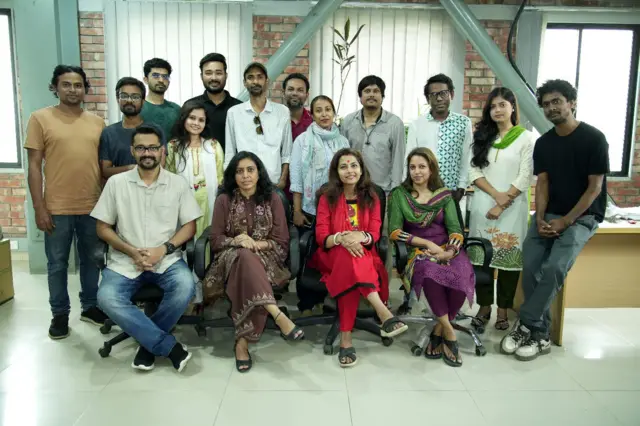 দীপ্ত টিভির ডাবিং টিমের সদস্যরা 