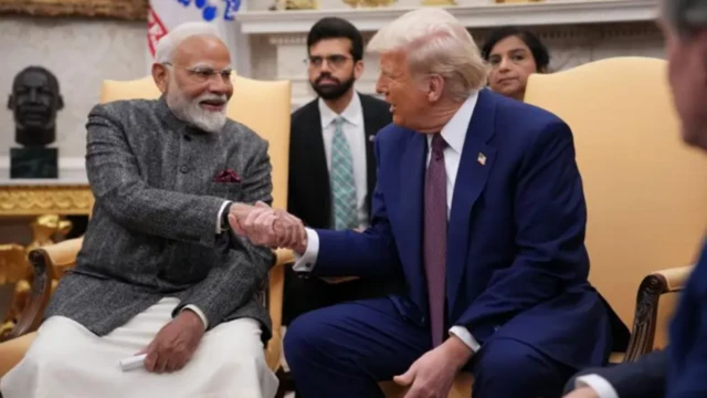 ਪ੍ਰਧਾਨ ਮੰਤਰੀ ਨਰਿੰਦਰ ਮੋਦੀ ਅਤੇ ਡੌਨਲਡ ਟਰੰਪ