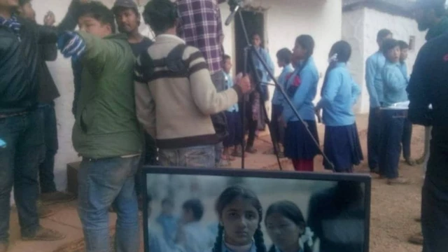 छायाङ्कनको क्रममा