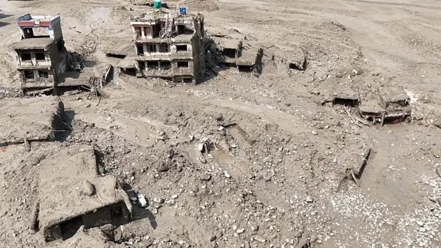 نواکوٹ کے بیدور علاقے میں بدھ کو ترشولی میں سیلاب سے ڈھانچے کو نقصان پہنچا
