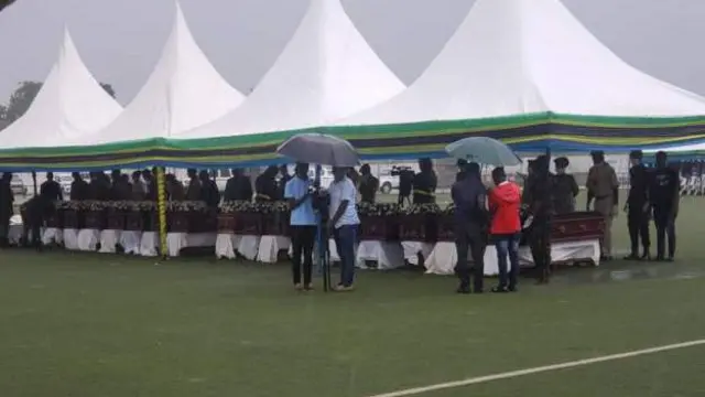 Tanzania plane crash burial