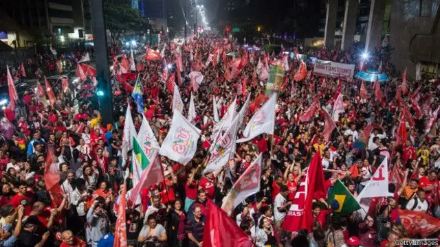 Manifestação pró-PT